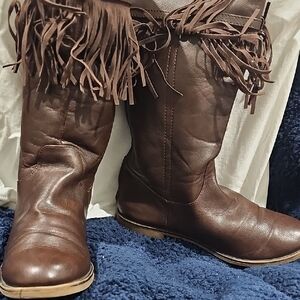The Children's Place Brown Fringe Boots